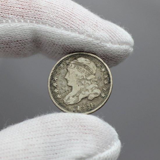 1834 Capped Bust Dime in G/VG Condition