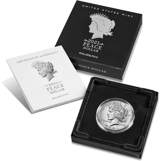 2021 100th Anniversary of the First Peace Silver Dollar in OGP