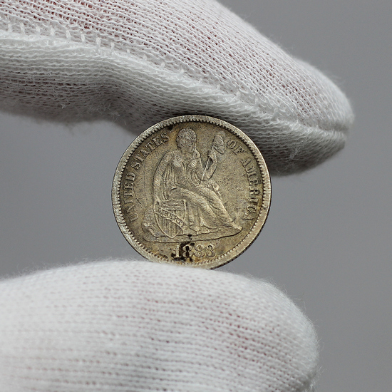 1883 Liberty Seated Dime VG/F Condition