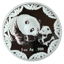 Silver Panda Medal obverse