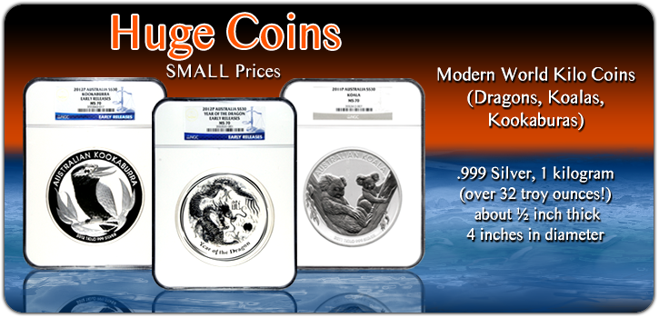 Modern World Kilo Coins
