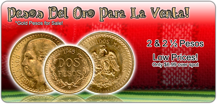 Mexican Gold Pesos