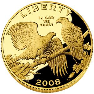 2008 W Bald Eagle $5 Gold Coin PF