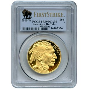 2010 W Gold Buffalo 1oz PF69 DCAM FS PCGS