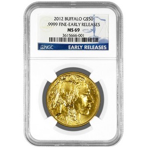 2012 Gold Buffalo 1oz MS69 ER NGC Blue Label