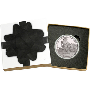 Train American Steam Locomotive 440 Type 1oz .999 Silver Medallion