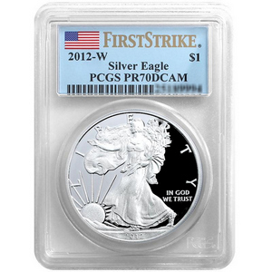 2012 W Silver American Eagle PR70 DCAM FS PCGS
