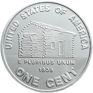 2009 Lincoln Cent Birthplace Replica 1oz .999 Silver Medallion