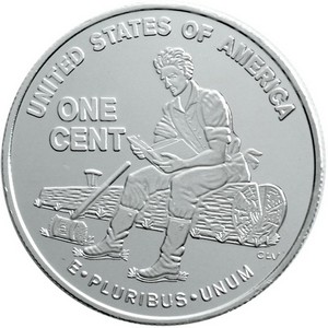 2009 Lincoln Cent Formative Years Replica 1oz .999 Silver Medallion