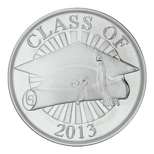 Graduation Class of 2013 1oz .999 Silver Medallion