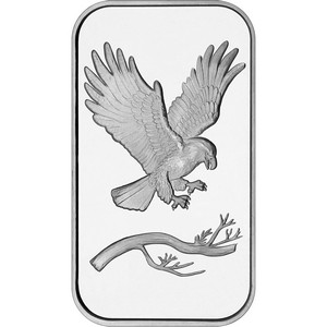SilverTowne Trademark Bald Eagle 1oz .999 Silver Bar