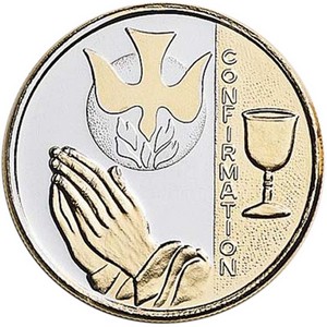 Confirmation 1oz .999 Silver Medallion Gold Plated