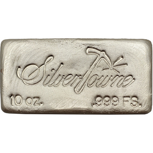 SilverTowne Poured 10oz .999 Silver Bar