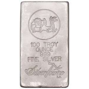 SilverTowne Poured 100oz .999 Silver Bar