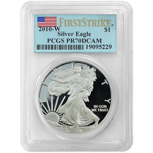 2010 W Silver American Eagle PR70 DCAM FS PCGS