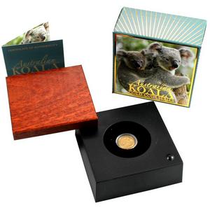 2012 P Australia Gold Koala One Twenty Fifth Ounce Proof