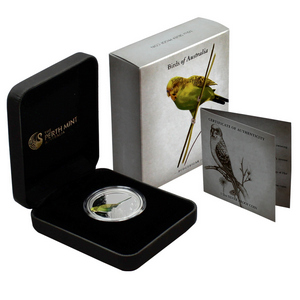 2013 Australia Silver Birds of Australia Budgerigar Half Ounce Proof Coin