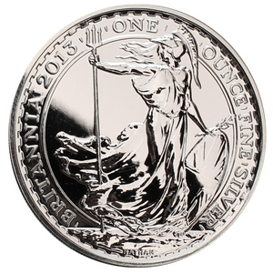 2013 Great Britain Silver Britannia 1oz BU