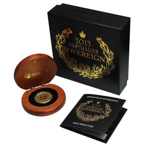 2013 P Australia Gold Sovereign Proof