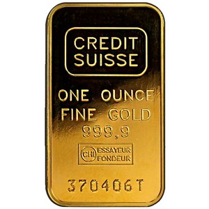 Credit Suisse 1oz Gold Bar