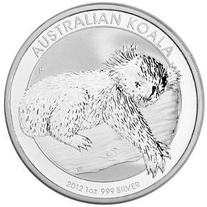 2012 P Australia Silver Koala 1oz BU