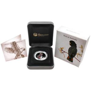 2013 P Australia Silver Birds of Australia Red Tailed Black Cockatoo Half Ounce Proof Coin