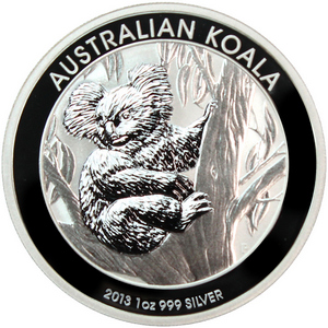 2013 P Australia Silver Koala 1oz BU