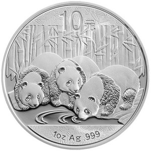 2013 China Silver Panda 1oz BU