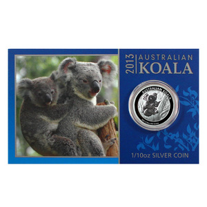 2013 P Australia Silver Koala Tenth Ounce BU Coin