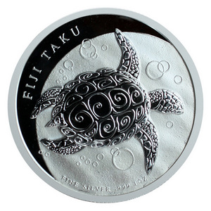 2013 New Zealand Silver Taku Turtle 1oz BU