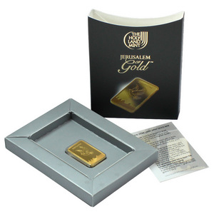 2012 Israel Gold Dove of Peace 10 Gram Bar