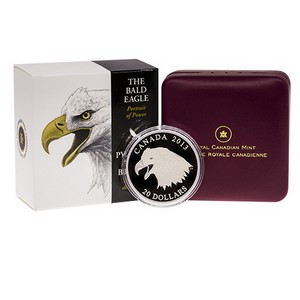 2013 Canada Silver Bald Eagle Portrait of Power 1oz Proof