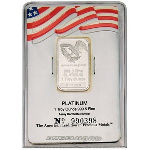 Engelhard 1oz .9995 Platinum Bar