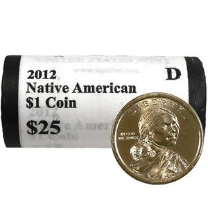 2012 D Sacagawea Dollar UNC Roll