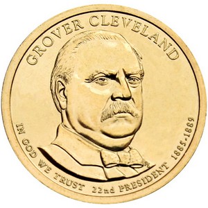 2012 P Grover Cleveland Presidential Dollar UNC