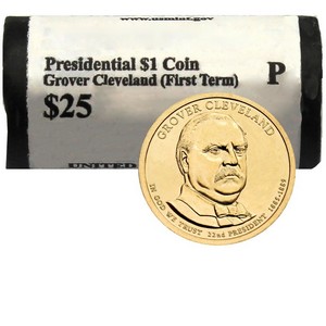 2012 P Grover Cleveland  Presidential Dollar Roll UNC