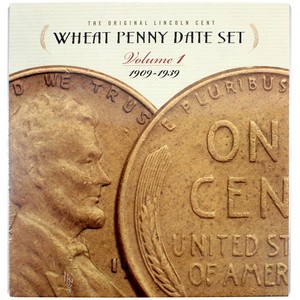 Wheat Penny Date Set Volume 1 1909-1939 and Volume 2 1940-1958