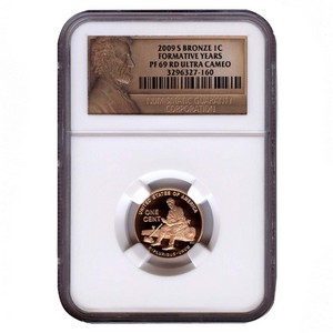 2009 S Lincoln Cent Formative Years PF69 RD UC NGC