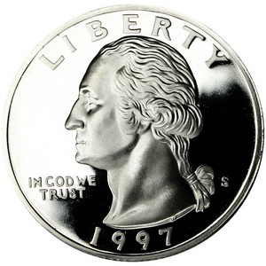 1997 S Washington Quarter PF