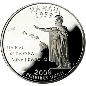 2008 S Hawaii State Quarter PF