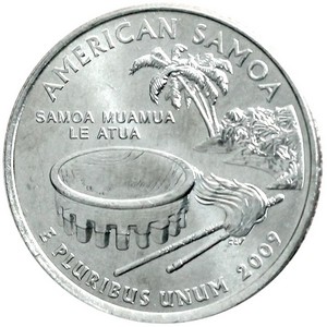 2009 P American Samoa US Territories Quarter BU