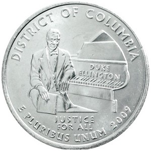 2009 P District of Columbia US Territories Quarter BU