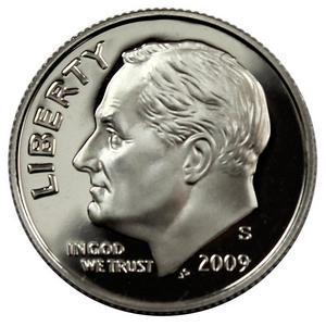 2009 S Roosevelt Dime PF
