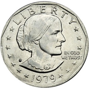1979 S Susan B Anthony Dollar BU