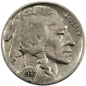 1937 S Buffalo Nickel G/VG