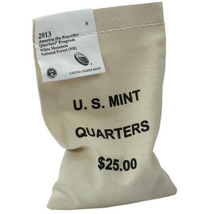 2013 S American the Beautiful White Mountain National Forest Quarter BU 100 Sealed Bag