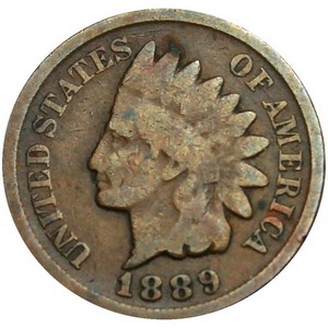 1889 Indian Head Cent G/VG