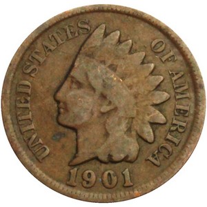 1901 Indian Head Cent G/VG