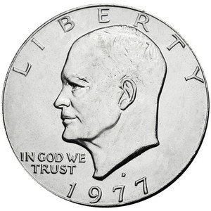 1977 D Eisenhower Dollar BU