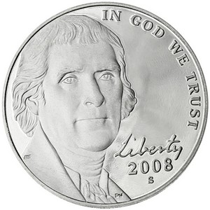 2008 S Jefferson Nickel PF